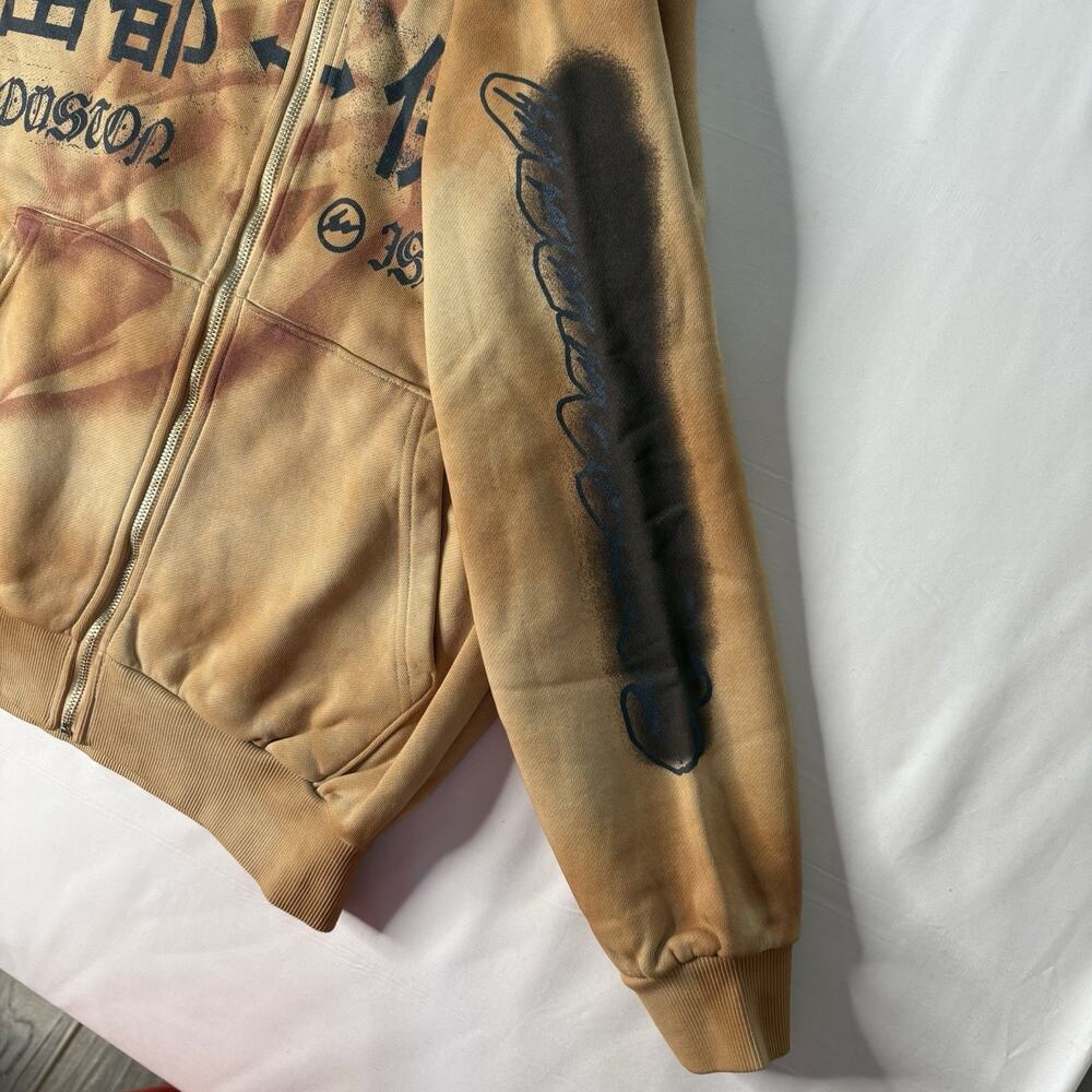 Travis Scott Nike Cactus Jack x Fragment Houston to Ise Mie Zip Hoodie S New - Picture 9 of 16